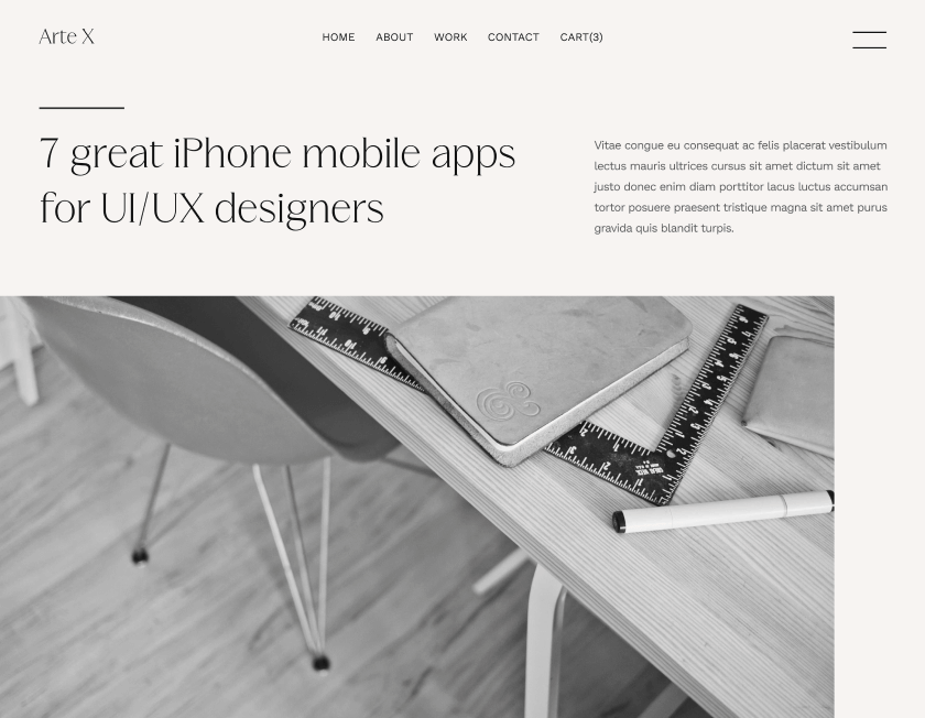 Blog Post - Arte X Webflow Template
