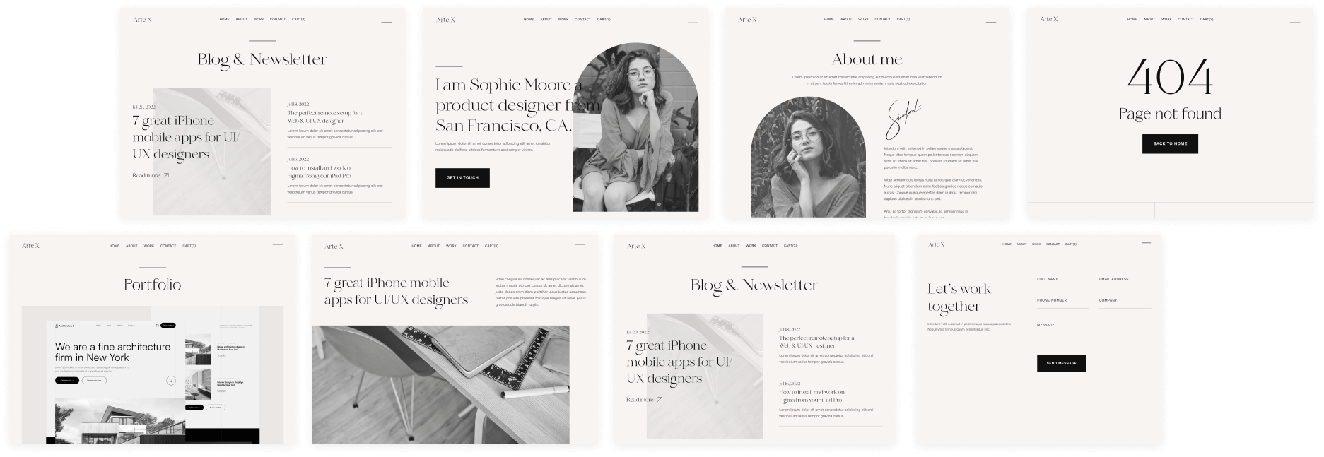 Buy Arte Template - Arte X Webflow Template