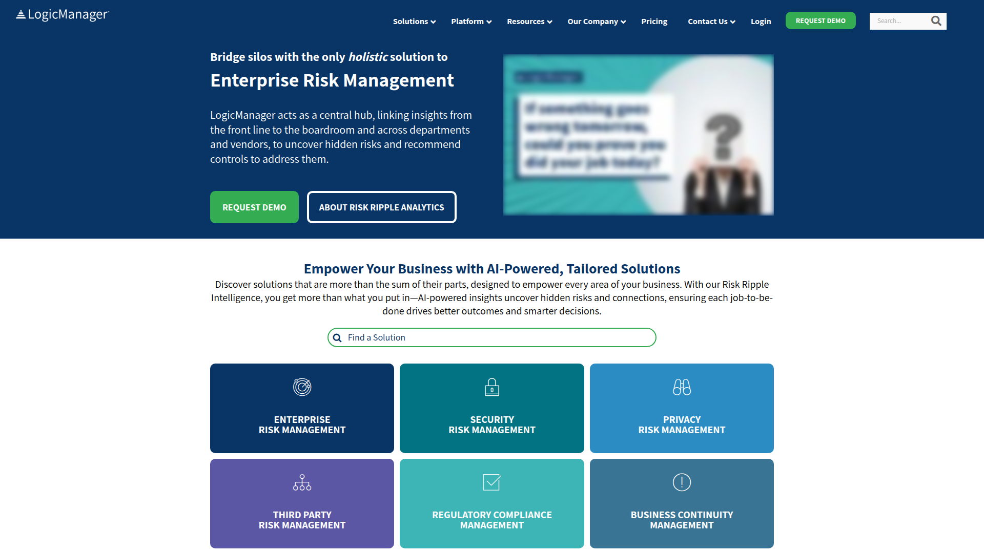 LogicManager homepage screenshot