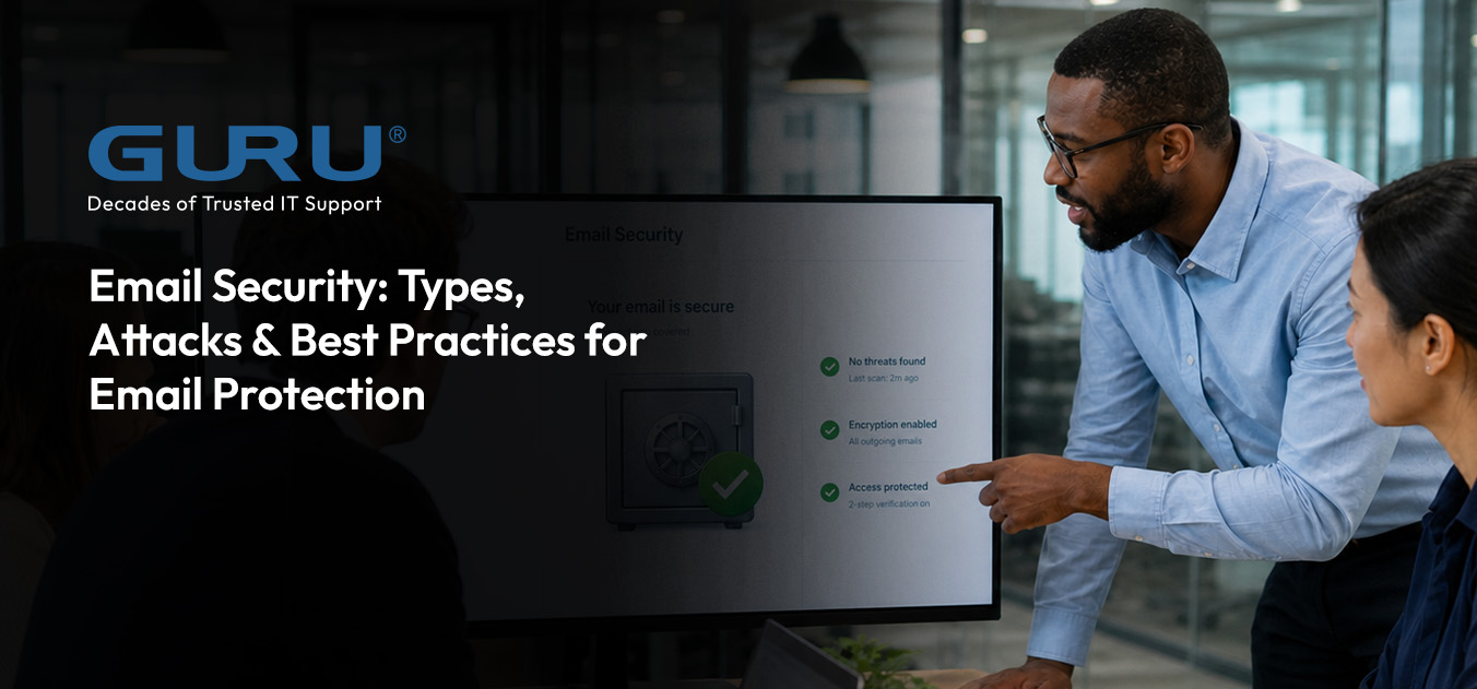 IT security agent working on his powerhouse software.