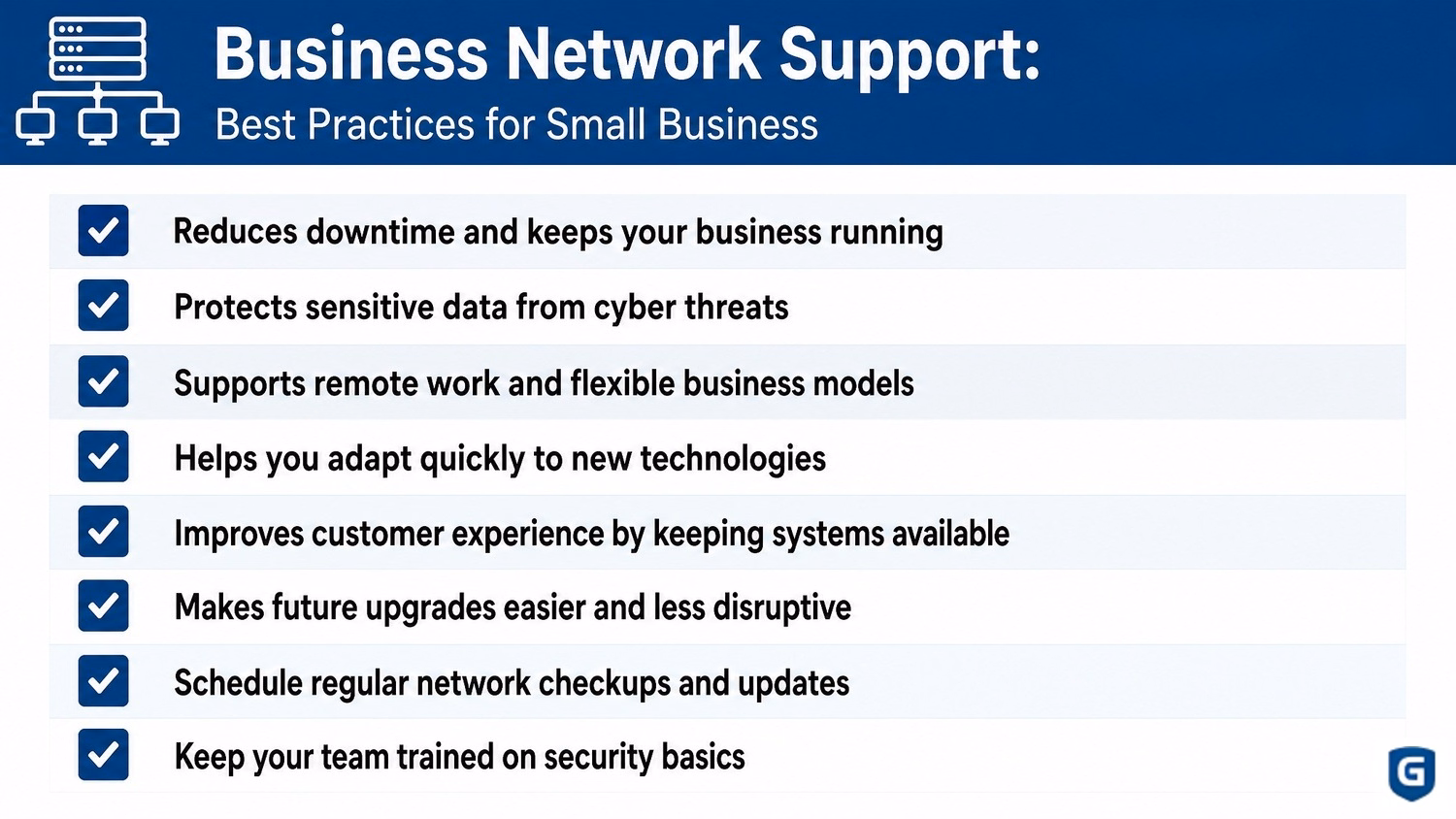 Business Network Support: Best Practices for Small Business