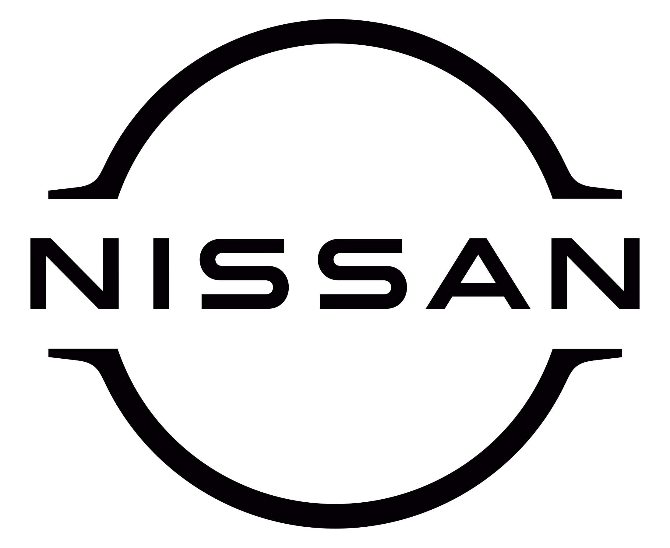 Nissan logo featuring the brand name inside a circle outline.
