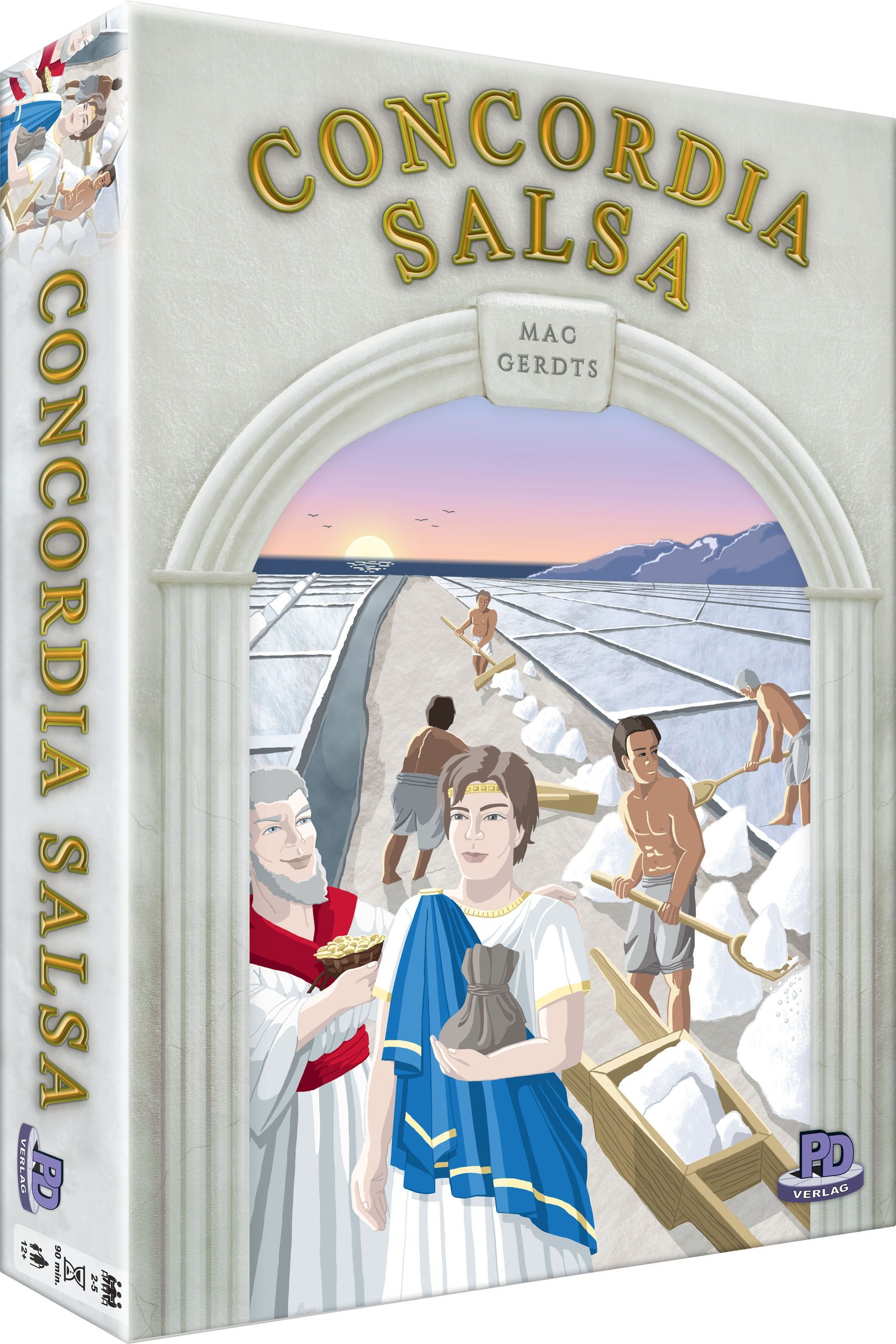 Official box art cover for Concordia: Salsa board game.