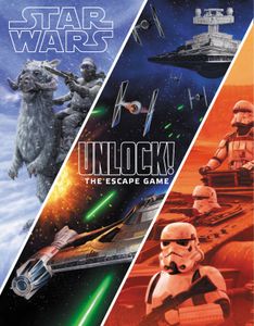 Official box art cover for Star Wars: Unlock! board game.