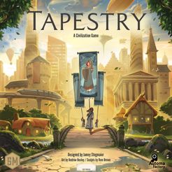 Official box art cover for Tapestry board game.