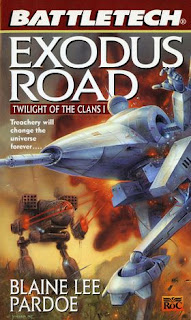 Image for the article: Battletech: Exodus Road (Twilight of the Clans - Book 1) Review - Bookshelf