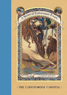 Image for the article: The Carnivorous Carnival (A Series of Unfortunate Events Book 9) Review - Bookshelf