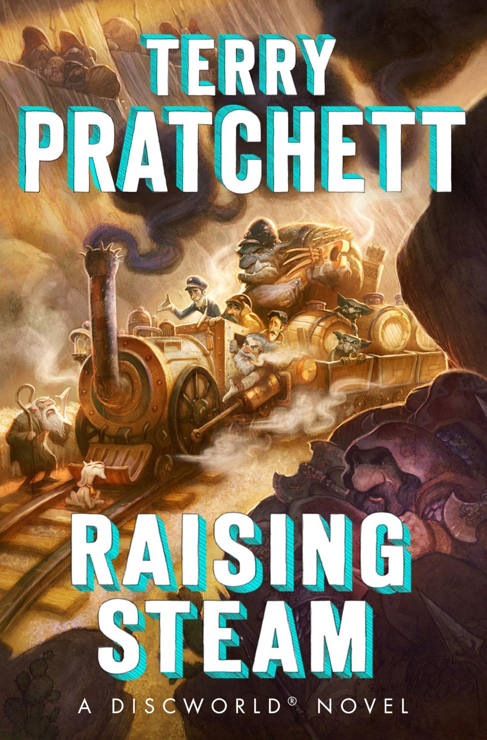 Image for the article: Raising Steam Review - Bookshelf