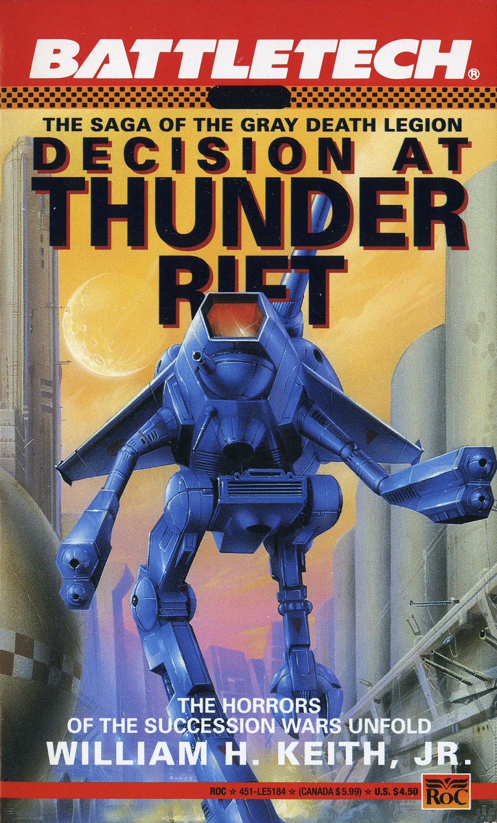 Image for the article: Battletech: Decision at Thunder Rift (Gray Death Trilogy Book 1) Review - Bookshelf