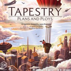 Official box art cover for Tapestry: Plans and Ploys board game.