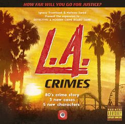 Official box art cover for Detective:  L.A. Crimes board game.