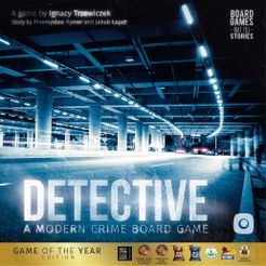 Official box art cover for Detective: A Modern Crime Board Game board game.
