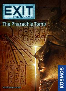 Official box art cover for EXIT: The Game – The Pharaoh's Tomb board game.