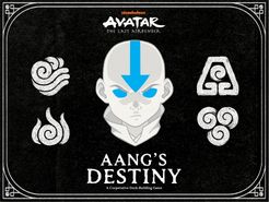 Official box art cover for Avatar: The Last Airbender – Aang's Destiny board game.