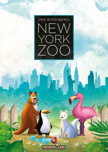 Official box art cover for New York Zoo board game.