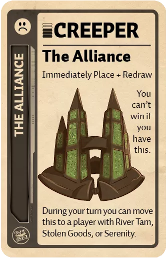 Component or upgrade image for Firefly Fluxx: The Alliance Promo Card.