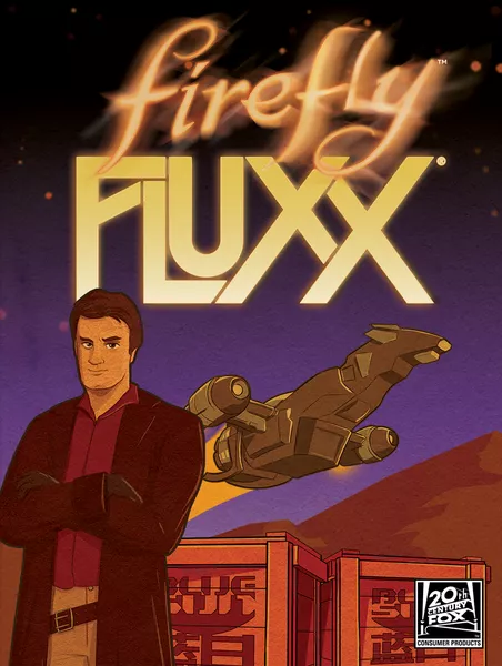 Official box art cover for Firefly Fluxx board game.