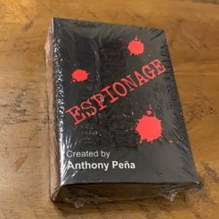 Official box art cover for Espionage: the card game board game.