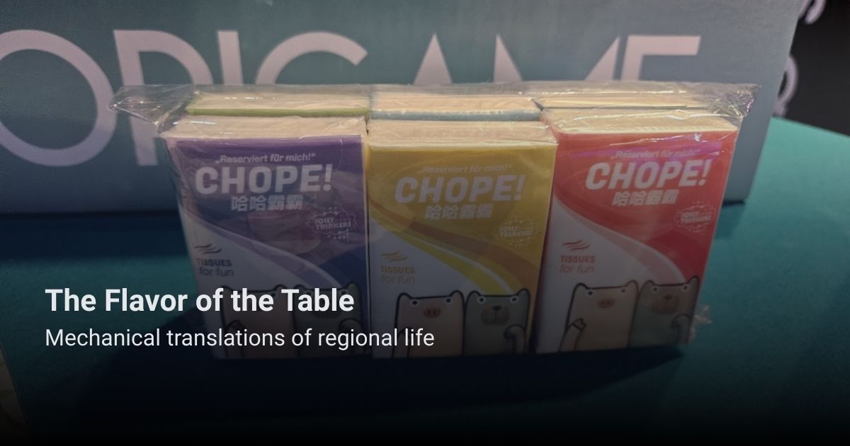 Image for the article: Cultural Curation - Tabletop