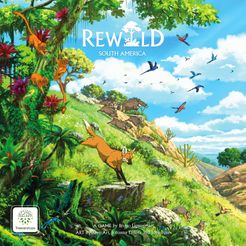 Official box art cover for Rewild: South America board game.