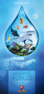 Official box art cover for Ark Nova: Marine Worlds board game.