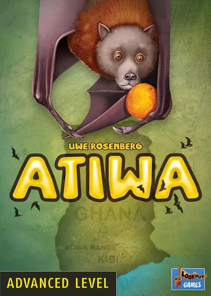 Official box art cover for Atiwa board game.