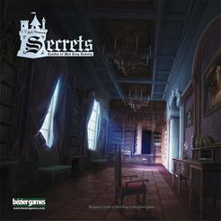 Official box art cover for Castles of Mad King Ludwig: Secrets board game.