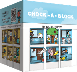 Official box art cover for Chock-A-Block board game.