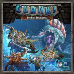Official box art cover for Clank!: Sunken Treasures board game.