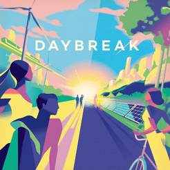 Official box art cover for Daybreak board game.