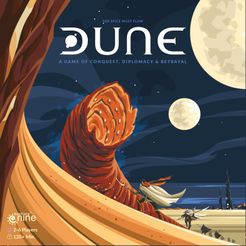 Official box art cover for Dune board game.