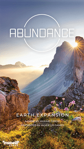 Official box art cover for Earth: Abundance board game.