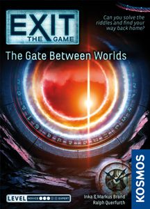 Official box art cover for EXIT: The Game – The Gate Between Worlds board game.