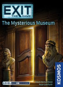 Official box art cover for EXIT: The Game – The Mysterious Museum board game.