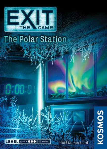 Official box art cover for EXIT: The Game – The Polar Station board game.