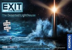 Official box art cover for EXIT: The Game + Puzzle – The Deserted Lighthouse board game.