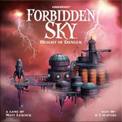 Official box art cover for Forbidden Sky board game.