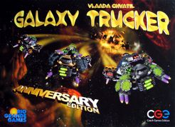 Official box art cover for Galaxy Trucker: Anniversary Edition board game.