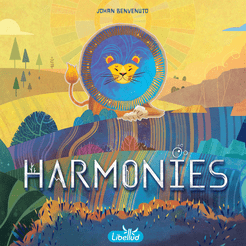 Official box art cover for Harmonies board game.