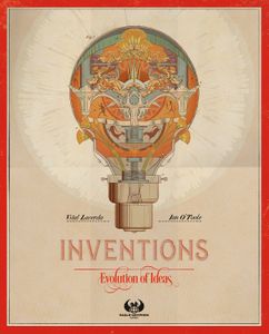 Official box art cover for Inventions: Evolution of Ideas board game.