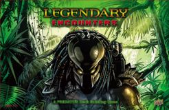 Official box art cover for Legendary Encounters: A Predator Deck Building Game board game.