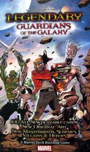Official box art cover for Legendary: A Marvel Deck Building Game – Guardians of the Galaxy board game.