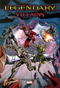 Official box art cover for Legendary: A Marvel Deck Building Game – Villains board game.