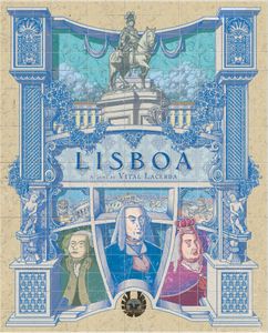 Official box art cover for Lisboa board game.