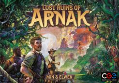 Official box art cover for Lost Ruins of Arnak board game.