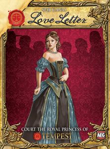 Official box art cover for Love Letter board game.