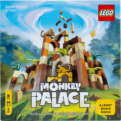 Official box art cover for Monkey Palace board game.