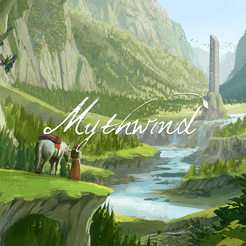 Official box art cover for Mythwind board game.