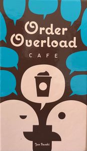Official box art cover for Order Overload: Cafe board game.