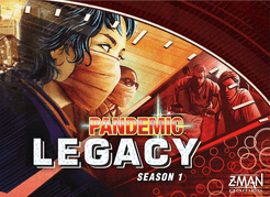Official box art cover for Pandemic Legacy: Season 1 board game.